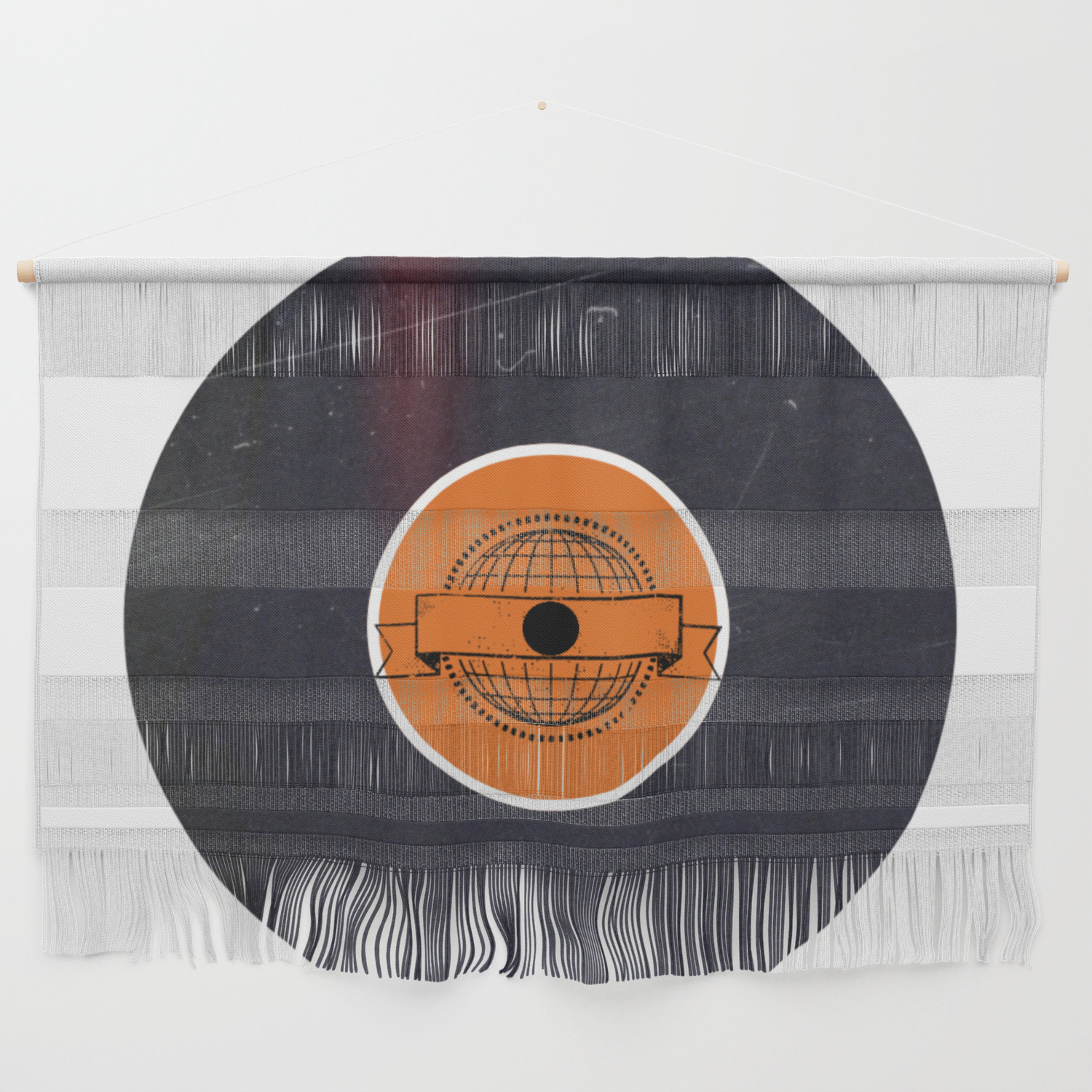Vinyl Record Art Design World Post Wall Hanging By Oldurbanfarmhouse Society6