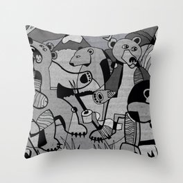 Do Bears Shit in the Woods? Throw Pillow