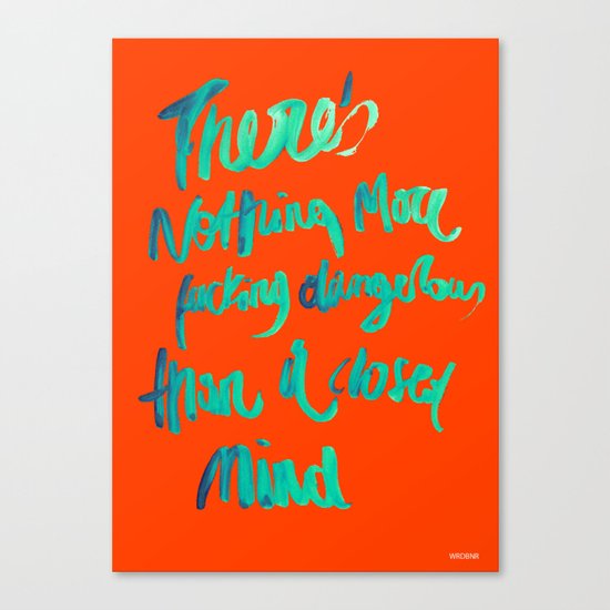 Dangerous Canvas Print