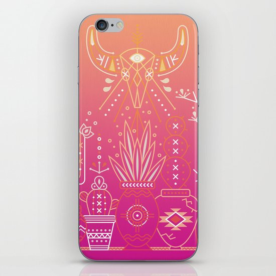 Santa Fe Garden – Pink Sunset iPhone Skin