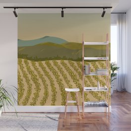 Santa Rosa, California Vineyard Wall Mural