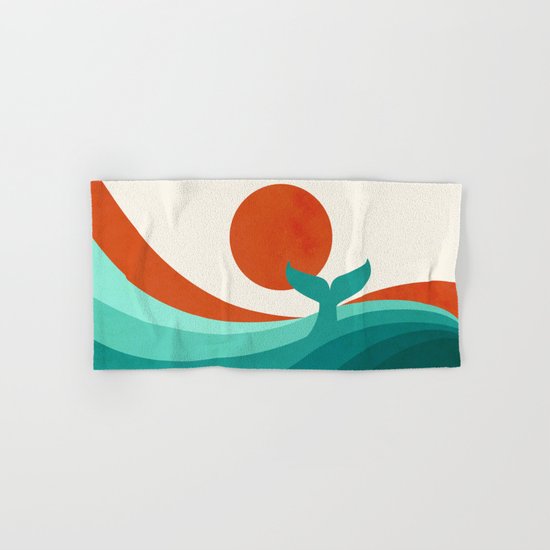 Wave (day) Hand & Bath Towel