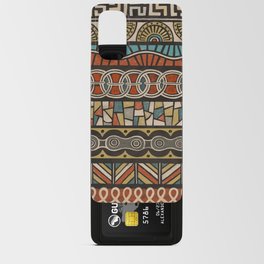 scribble doodle tribal pattern 03 Android Card Case