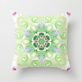 Star Flower of Symmetry 696 Throw Pillow
