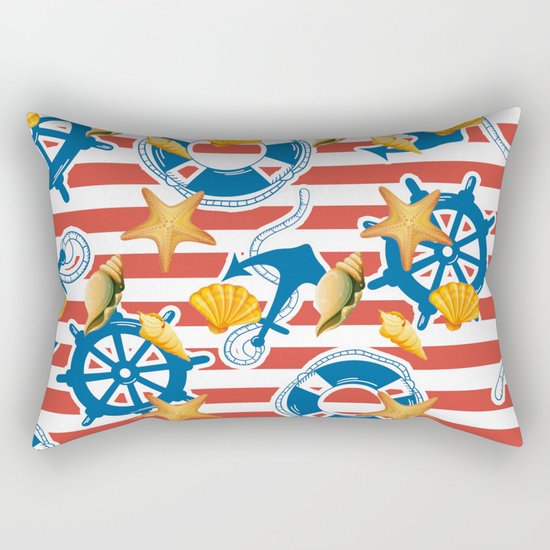 summer sea Rectangular Pillow