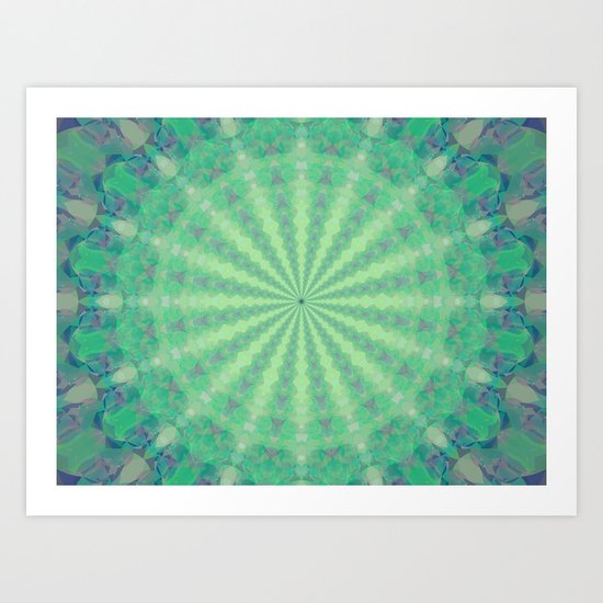 Subtle Distortion Art Print