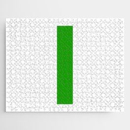 letter L (Green & White) Jigsaw Puzzle