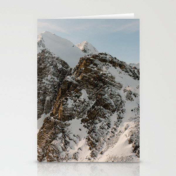 Alaska Mountain Sunrise Landscape Print Stationery Cards