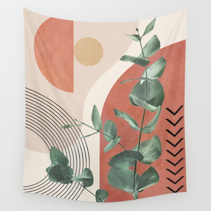 Nature Geometry IV Wall Tapestry