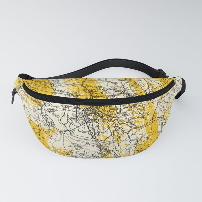 Madagascar, Antananarivo - City Map - Yellow Fanny Pack