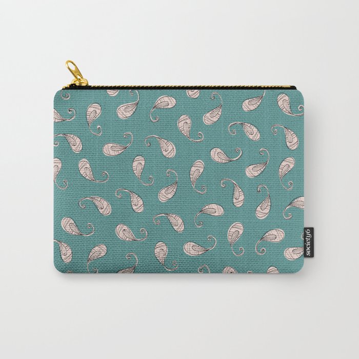Paisley Carry-All Pouch