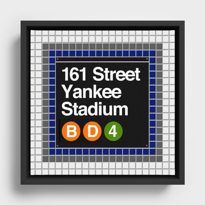 4 Train, Subway Stop Signage, 161st Street at Yankee Stadium, The