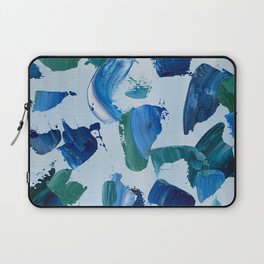 Blue Strokes Laptop Sleeve