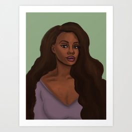 Leah African American Woman Art Print