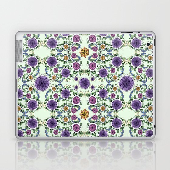 Purple Bloom Laptop & iPad Skin