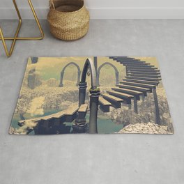 The treppe in the sky Rug