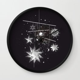 Mobile Stars Wall Clock