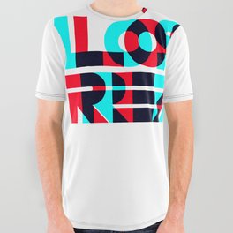 Lost In Reality All Over Graphic Tee