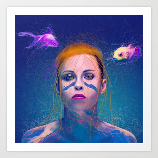 Jellyfish Art Print