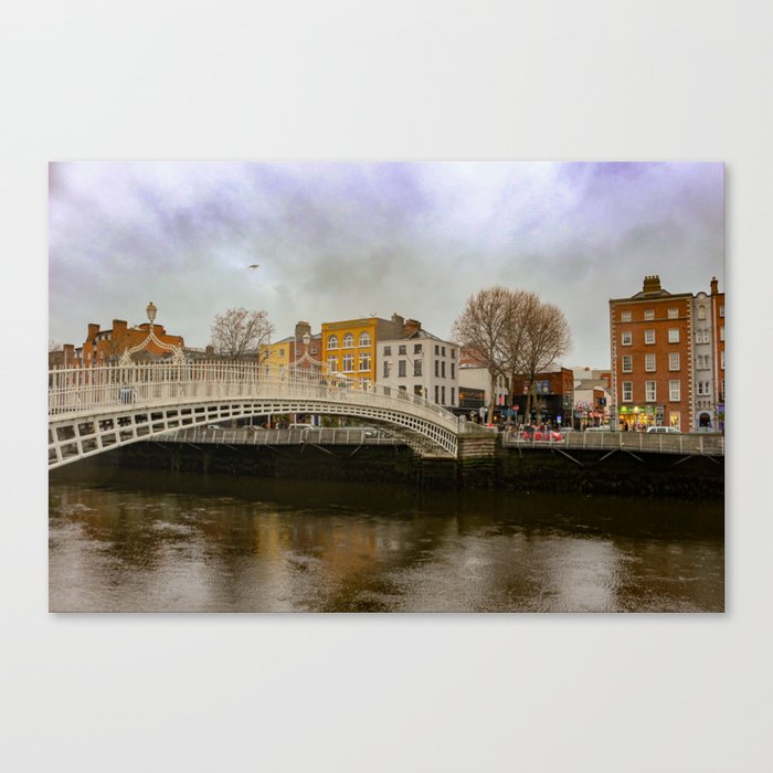 Dublin Ireland - HaPEnny Bridge Canvas Print