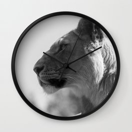 Lioness Wall Clock