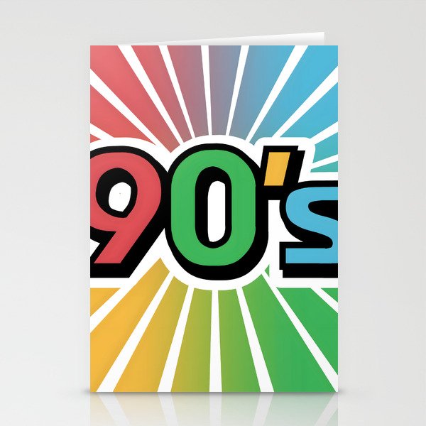 90's Stationery Cards