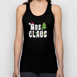 December 2021 Winter Funny Lady Claus Christmas Unisex Tank Top