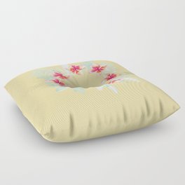Solé Plumeria Wreath Floor Pillow