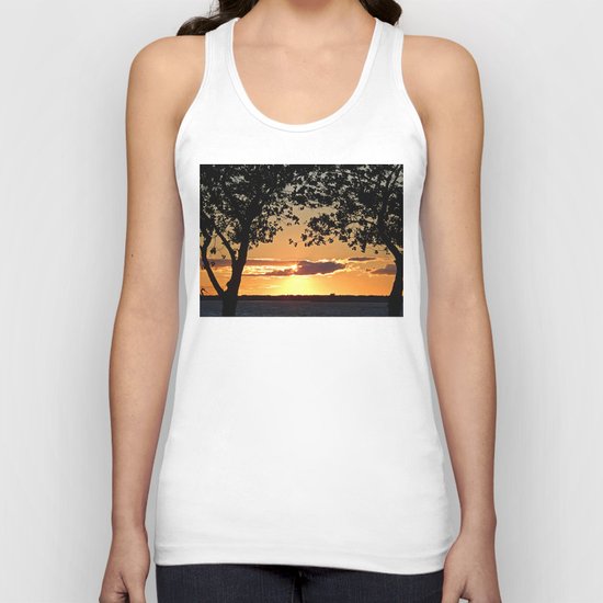 Sunset on Summerside Unisex Tank Top