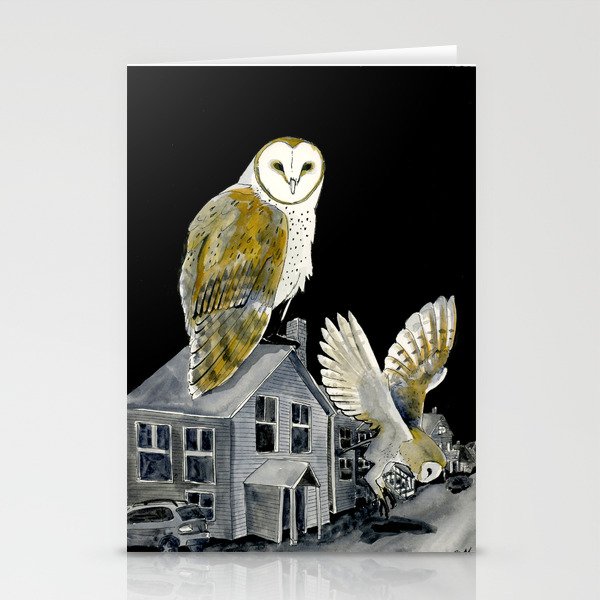 Night Visitors Stationery Cards