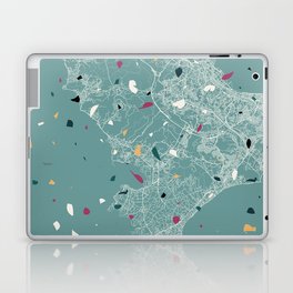 Yokosuka City Map - Japan. Terrazo  Laptop Skin