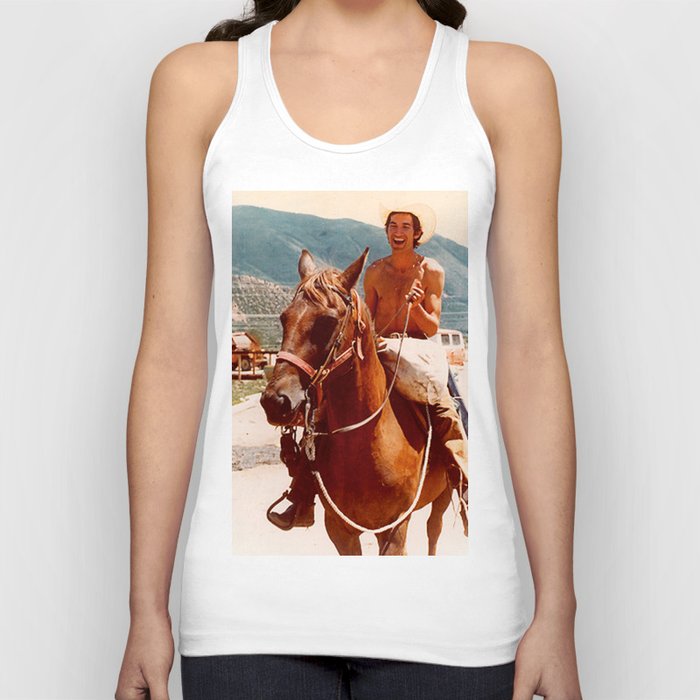 Townes on a Horse Tank Top