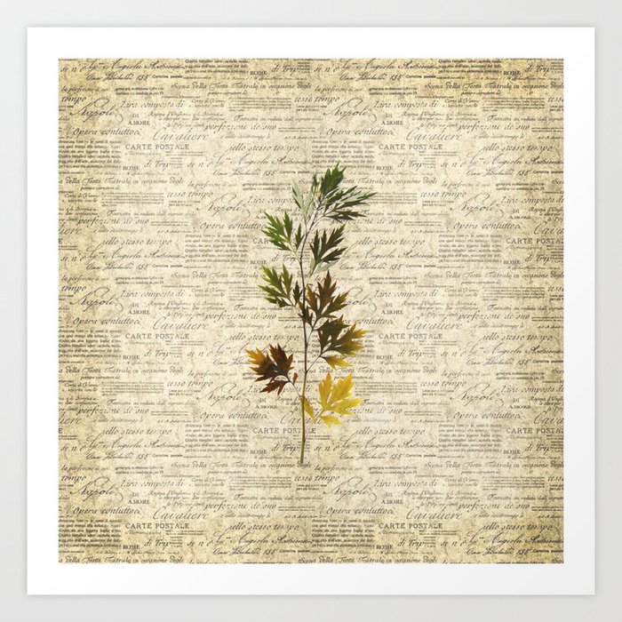 Leaves Floral Picture For Home Decor Abstract Art Wall Art