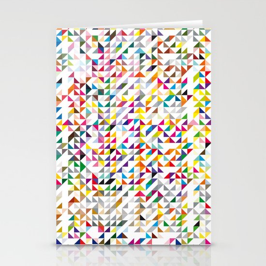 triangles Stationery Cards