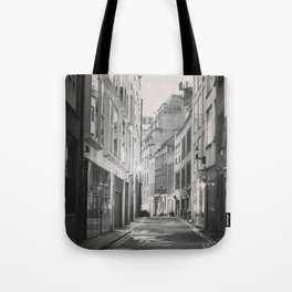 Soho London Black and white Tote Bag