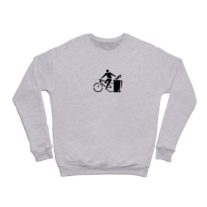 Ride Your Bike, Trash Your Car Crewneck Sweatshirt