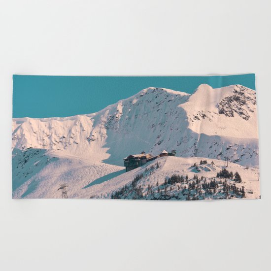 Mt. Alyeska Ski Resort - Alaska Beach Towel