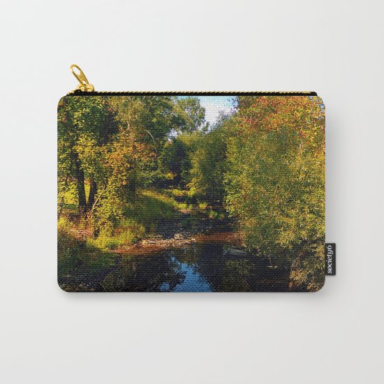 River scene at the end of summer Carry-All Pouch