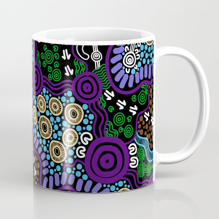 Authentic Aboriginal Art - Untitled Coffee Mug