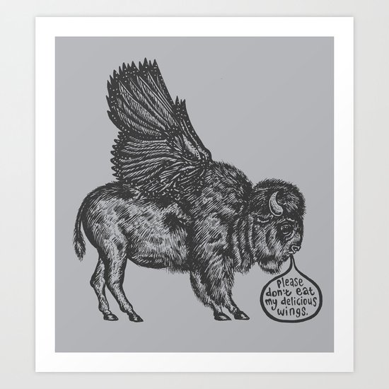 The Buffalo's Plea Art Print