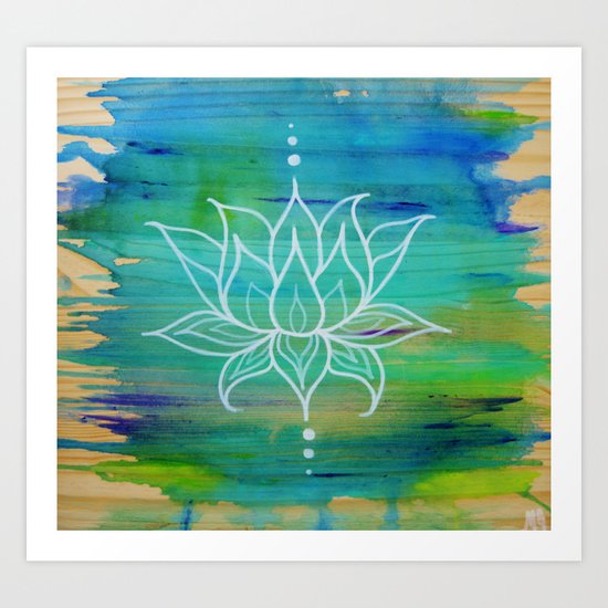 Lotus Love Art Print