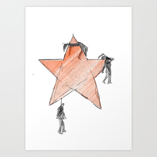 The Communism kills Art Print