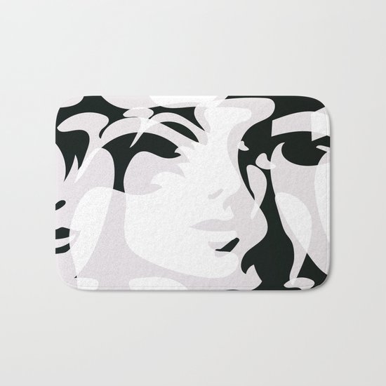 Hidden Faces Bath Mat