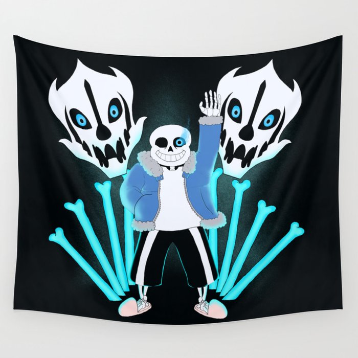 Sans the Skeleton Wall Tapestry