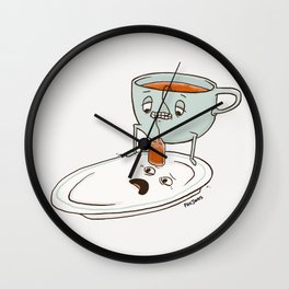 Tea Baggin' Wall Clock