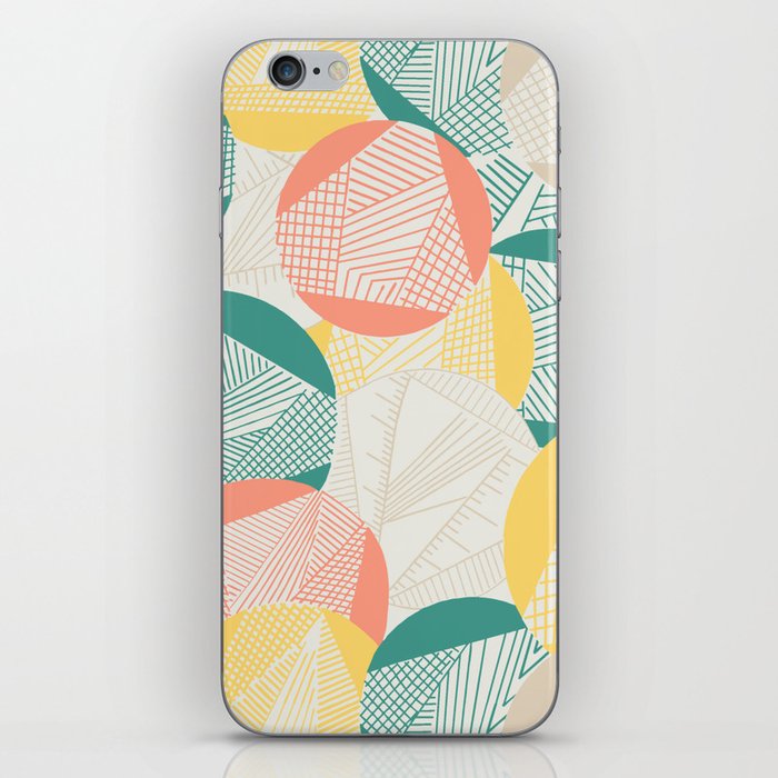 Tangent (Teal) iPhone Skin