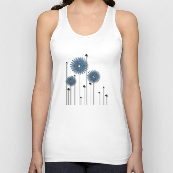 Night Flowers No. 2 Unisex Tank Top