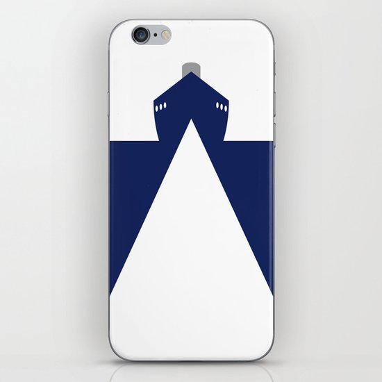 No100 My Titanic minimal movie poster iPhone & iPod Skin