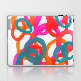 Happy bright swirls Laptop & iPad Skin