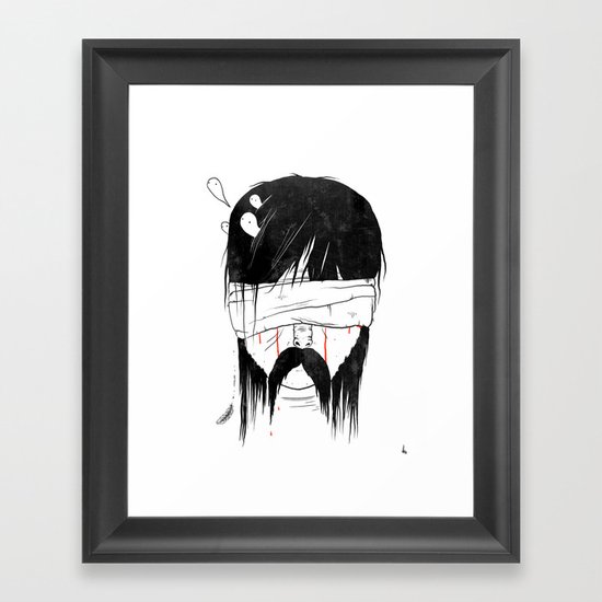 blind Framed Art Print